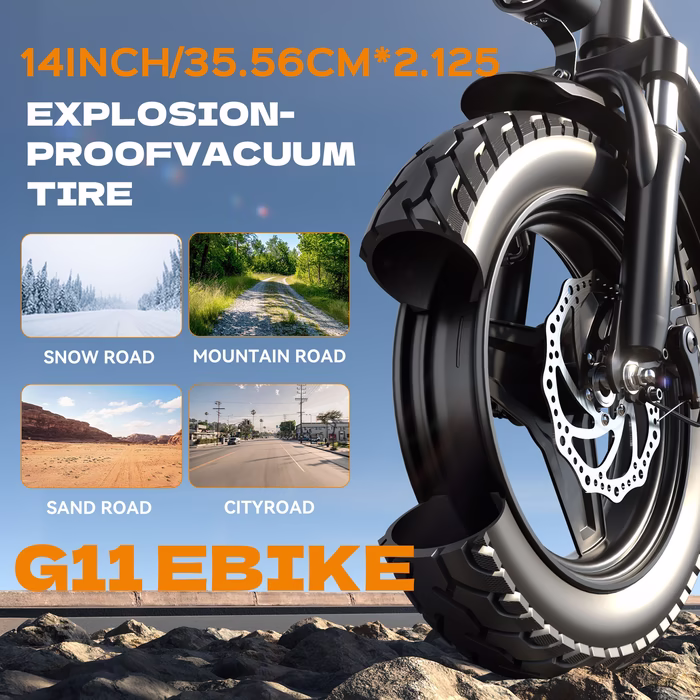 G11 Commuter Green Electric Bike