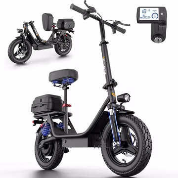 B2 Series Black Electric Scooter