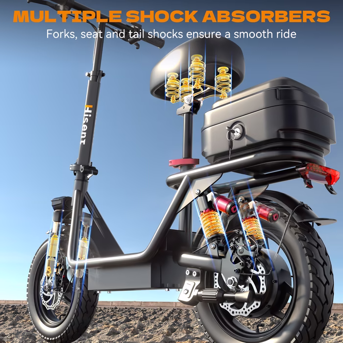 B2 Series Grey Electric Scooter