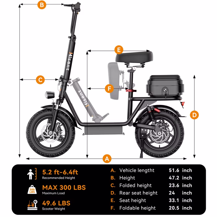 B2 Series Grey Electric Scooter