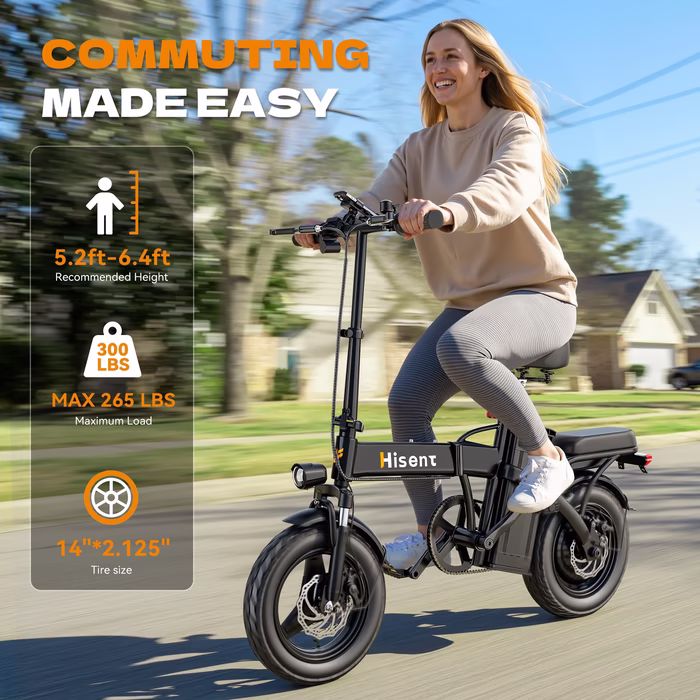 G11 Commuter Green Electric Bike