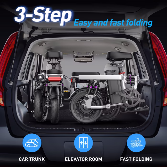 GE5 Foldabel Arctic White eBike