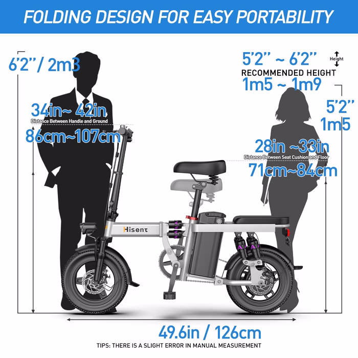 GE5 Foldabel Arctic White eBike